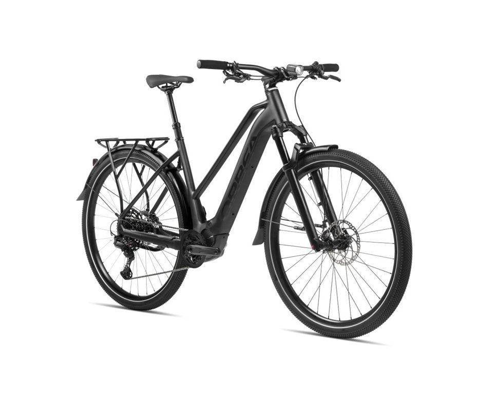 Orbea Elcykel Hybrid Kemen Mid 40 Metallic Night Black Matt-Gloss
