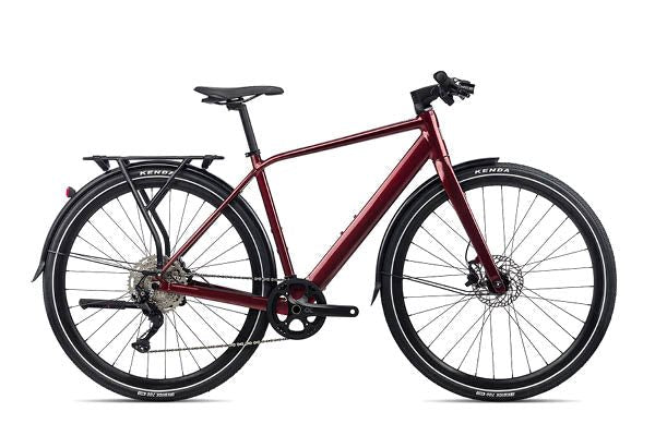 Orbea Elcykel Hybrid Vibe H30 Eq Metallic Dark Red