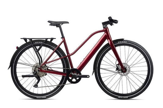 Orbea Elcykel Hybrid Vibe Mid H30 Eq Metallic Dark Red