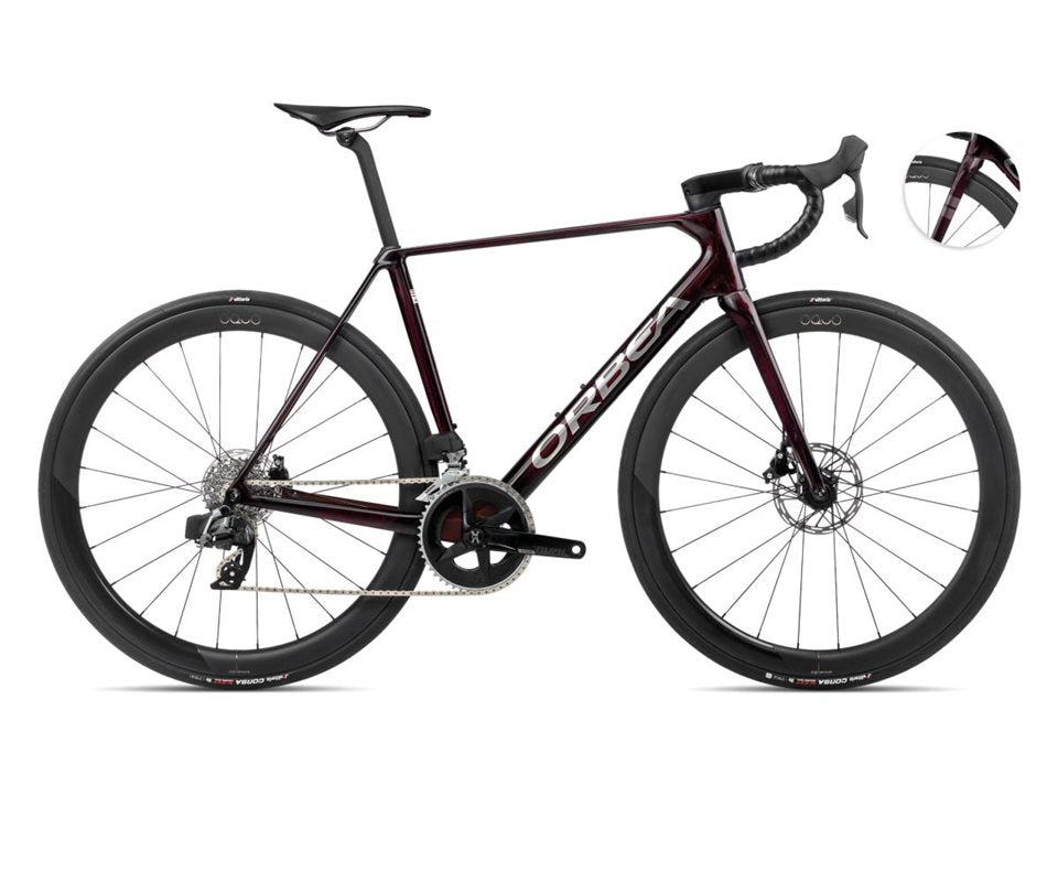 Orbea Racer Allround Orca M21eltd Pwr Wine Red-Titanium Gloss