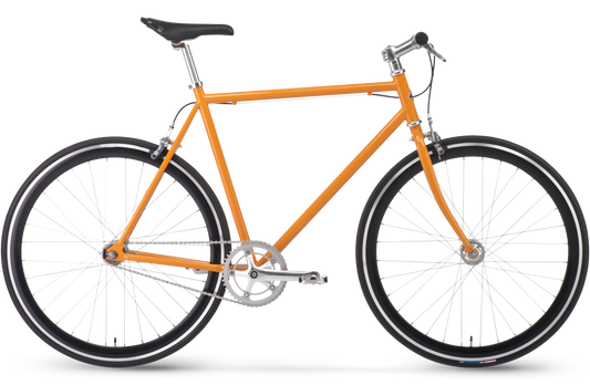 Herrcykel Stålhästen Sport 0-vxl orange