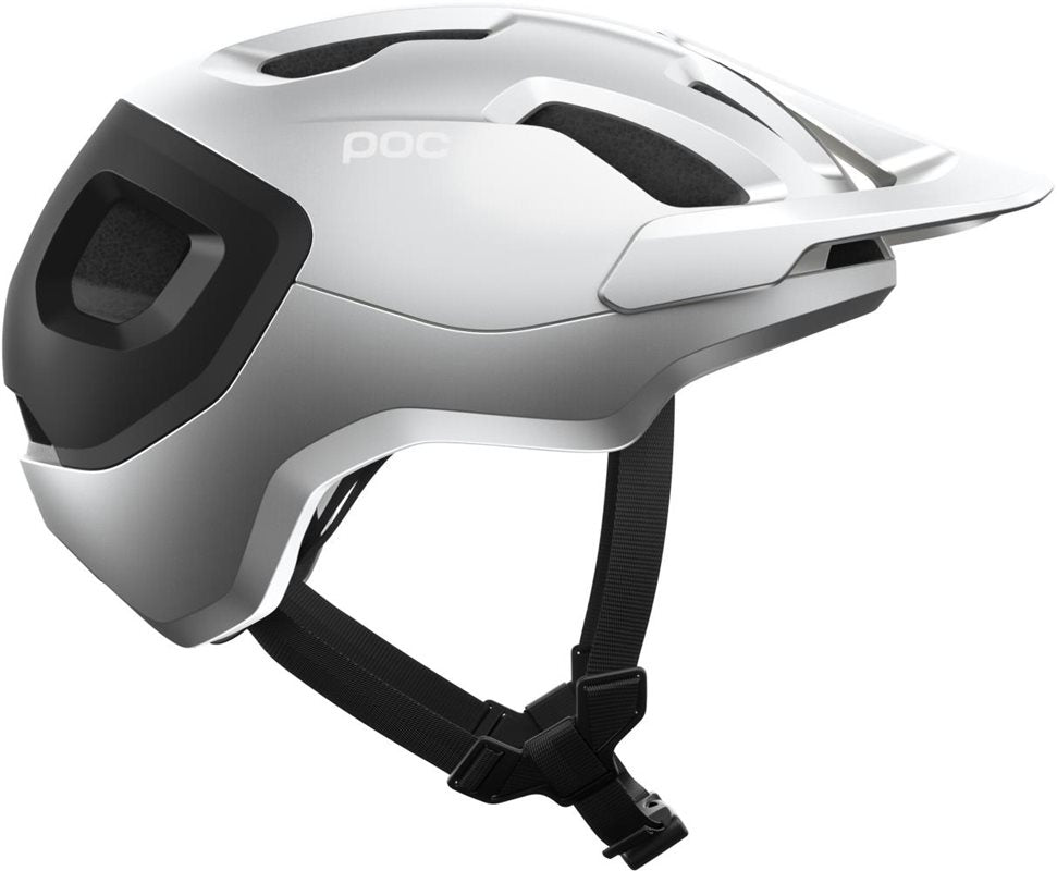 Poc Cykelhjälm Axion Race Mips Uranium Black/Argentite Silver Matt