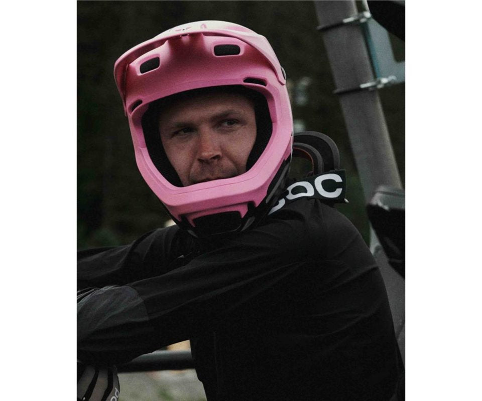 Poc MTB Hjälm Coron Air Mips Actinium Pink/Uranium Black Matt