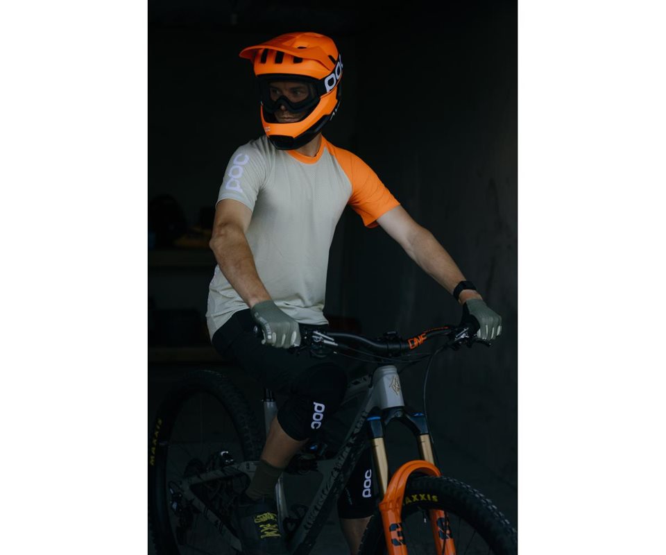 Poc MTB Hjälm Otocon Race Mips Fluorescent Orange Avip/Uranium Bla