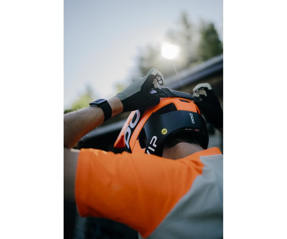 Poc MTB Hjälm Otocon Race Mips Fluorescent Orange Avip/Uranium Bla