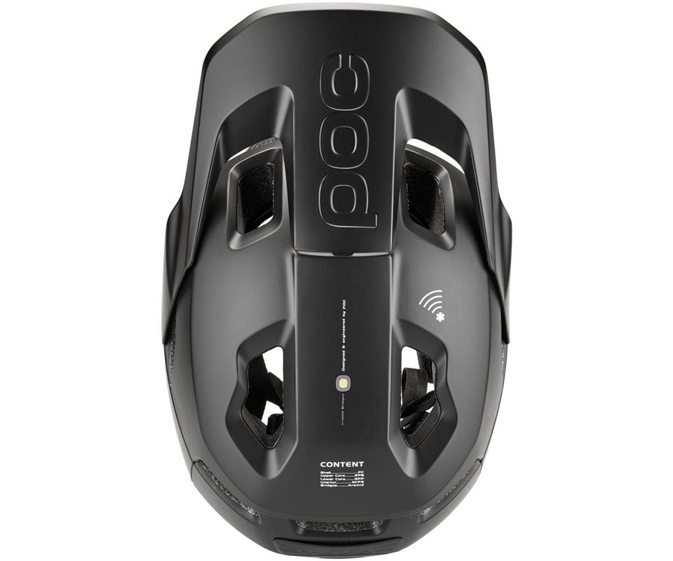 Poc MTB Hjälm Otocon Race Mips Uranium Black/Hydrogen White Matt