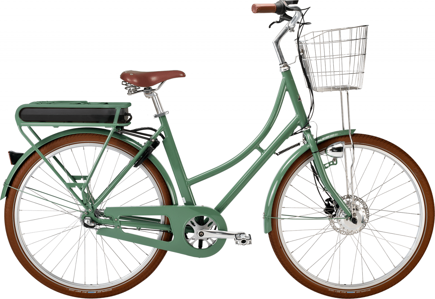 Stålhästen Prima Fram Elcykel 7 vxl grön