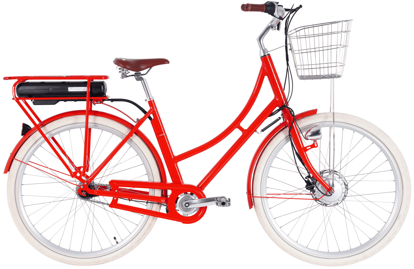 Stålhästen Prima Fram Elcykel 7 vxl röd
