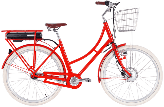 Stålhästen Prima Fram Elcykel 7 vxl röd