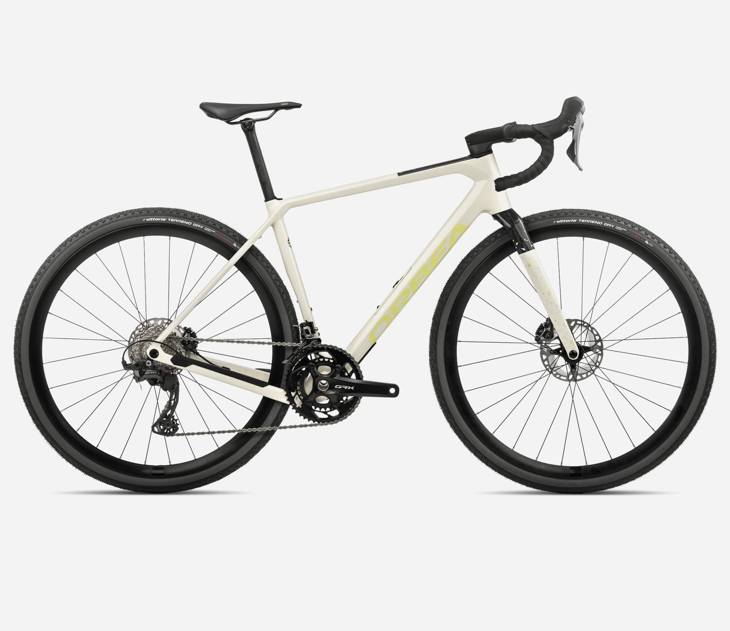 Gravel Orbea Terra M20iteam Ivory White-Spicy Lime Gloss