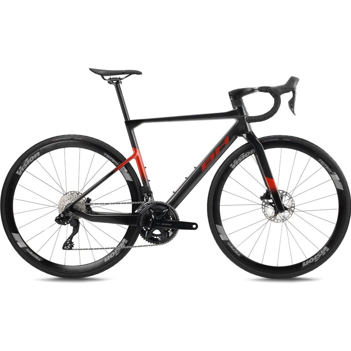 Racercykel allround BH Ultralight Evo II 6.0 Black/Red/Red