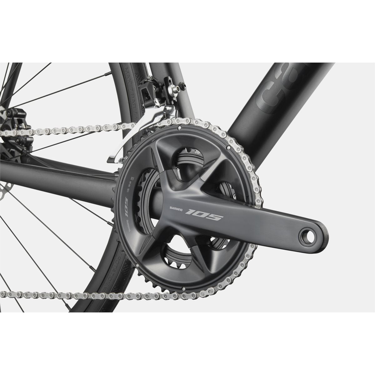 Racercykel allround Cannondale CAAD14 3 Matte Black