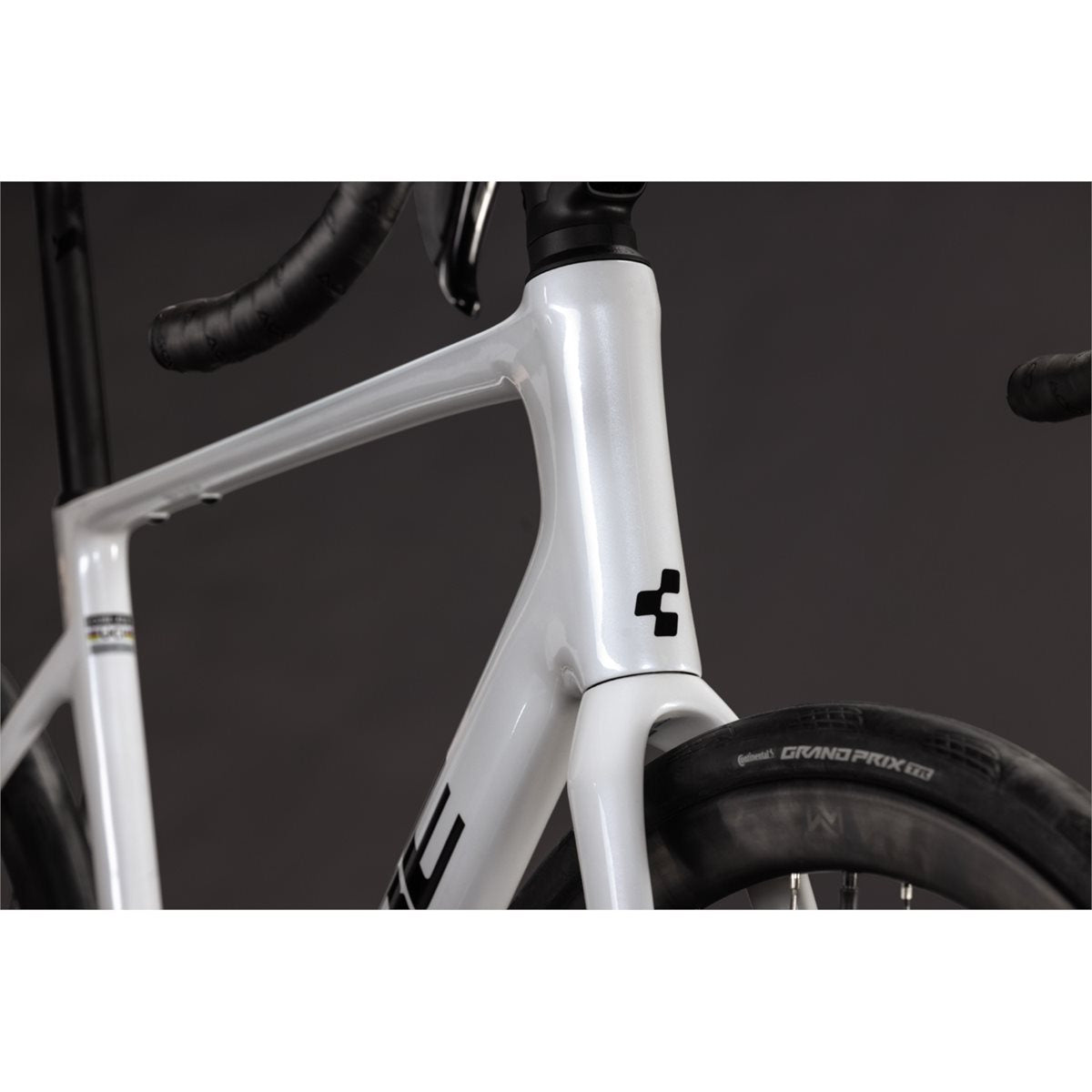 Racercykel allround Cube Attain C:62 SLX Metallicwhite/Black