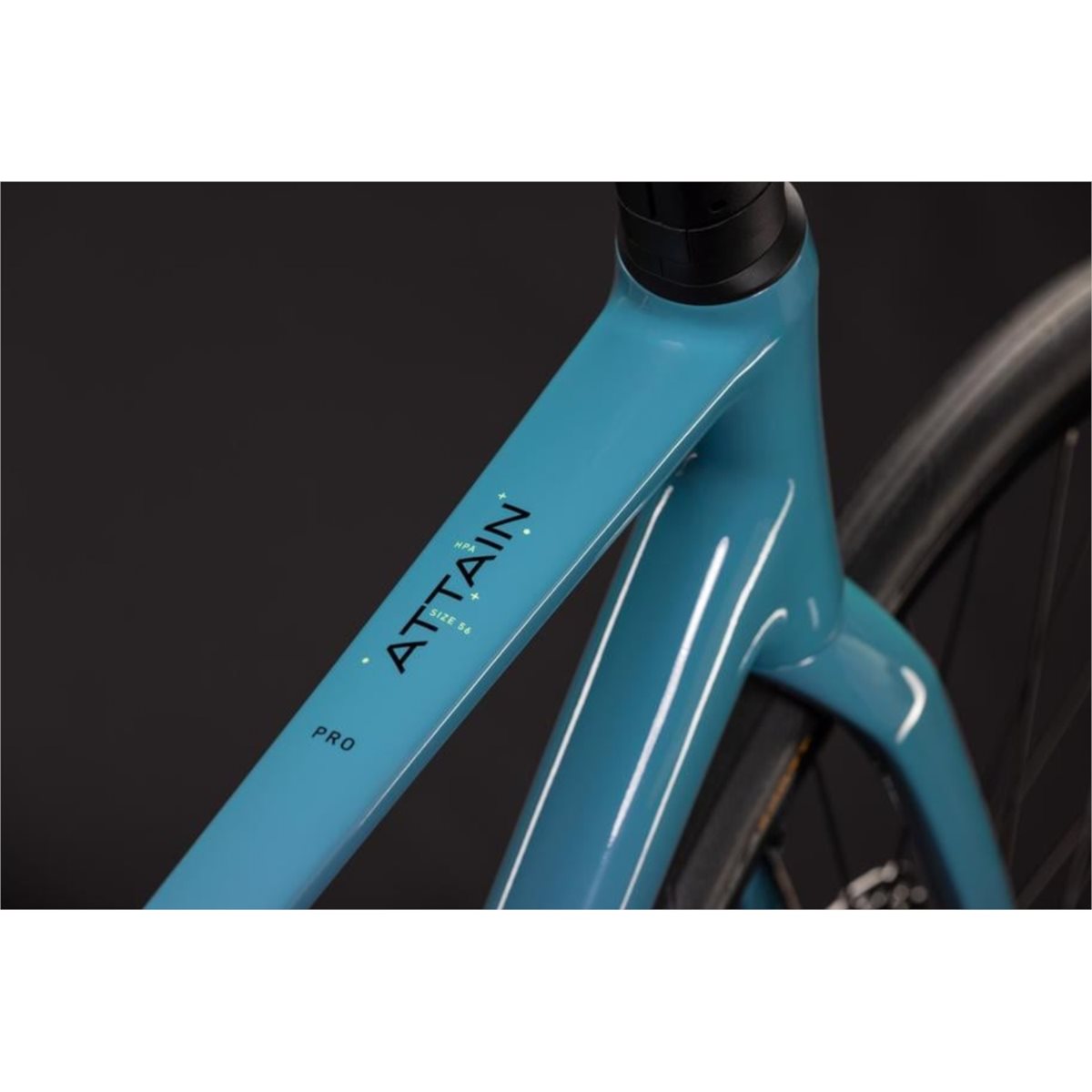 Racercykel allround Cube Attain Pro Surfblue/Black