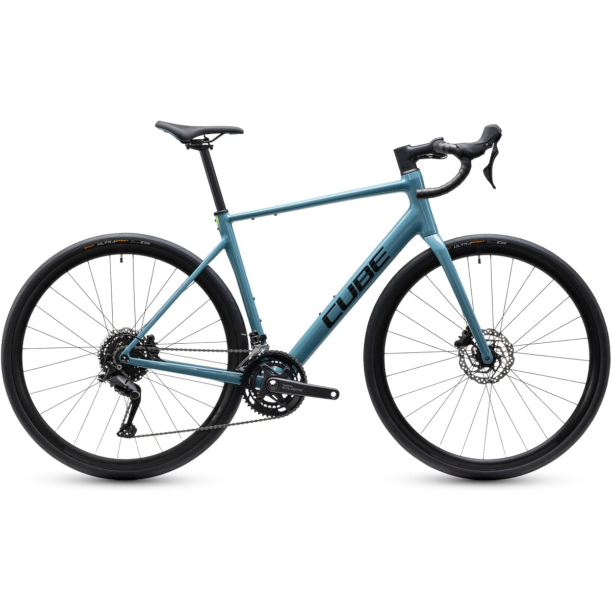 Racercykel allround Cube Attain Pro Surfblue/Black