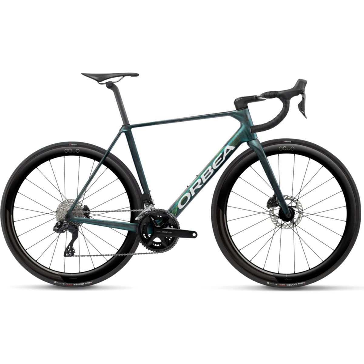 Racercykel allround Orbea Orca M30i LTD PWR Escape Green/Carbon Matt