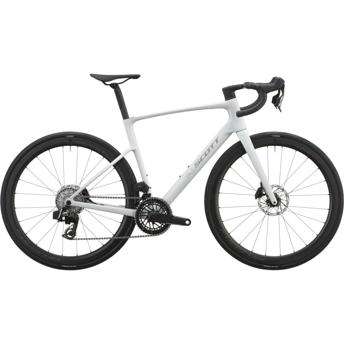 Racercykel allround Scott Addict 10 Rainbow White