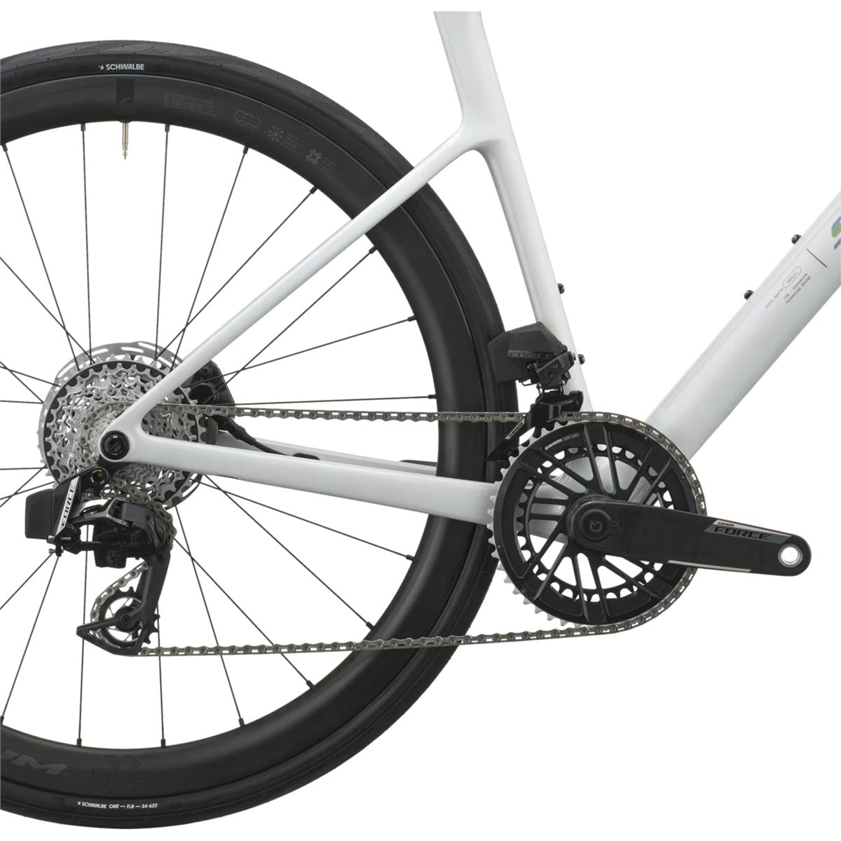 Racercykel allround Scott Addict 10 Rainbow White