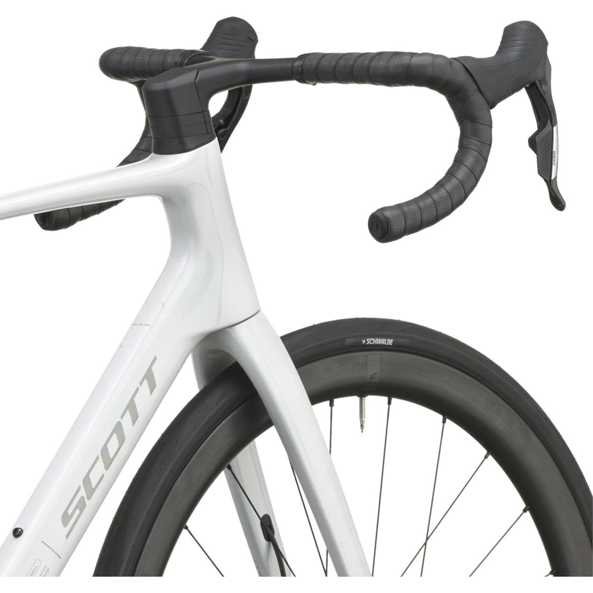 Racercykel allround Scott Addict 10 Rainbow White