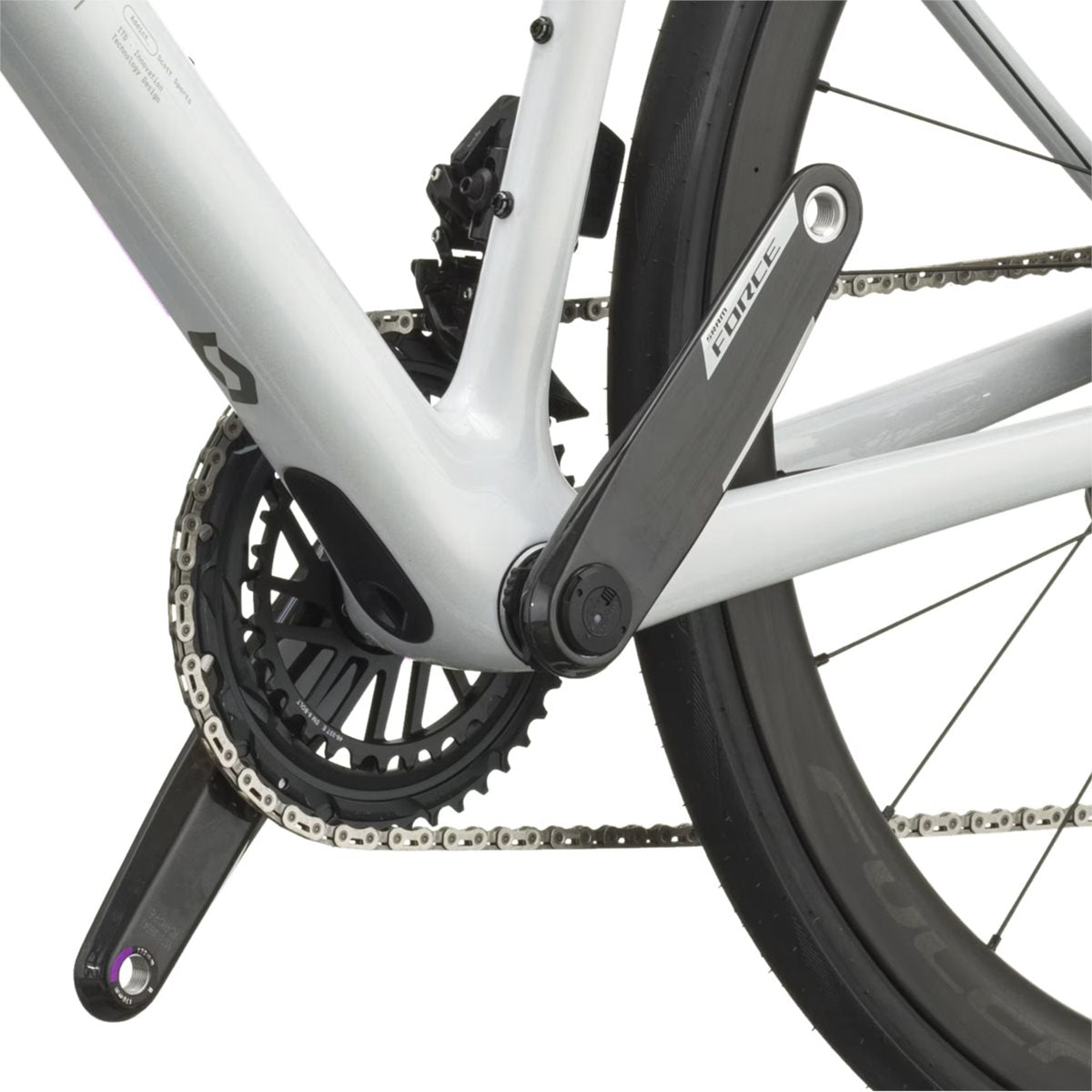 Racercykel allround Scott Addict 10 Rainbow White