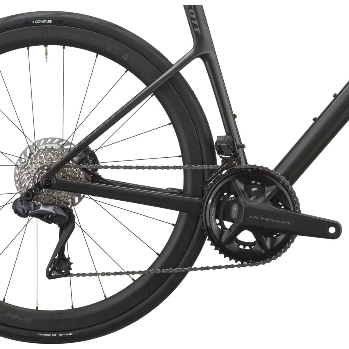 Racercykel allround Scott Addict 20 Carbon Black