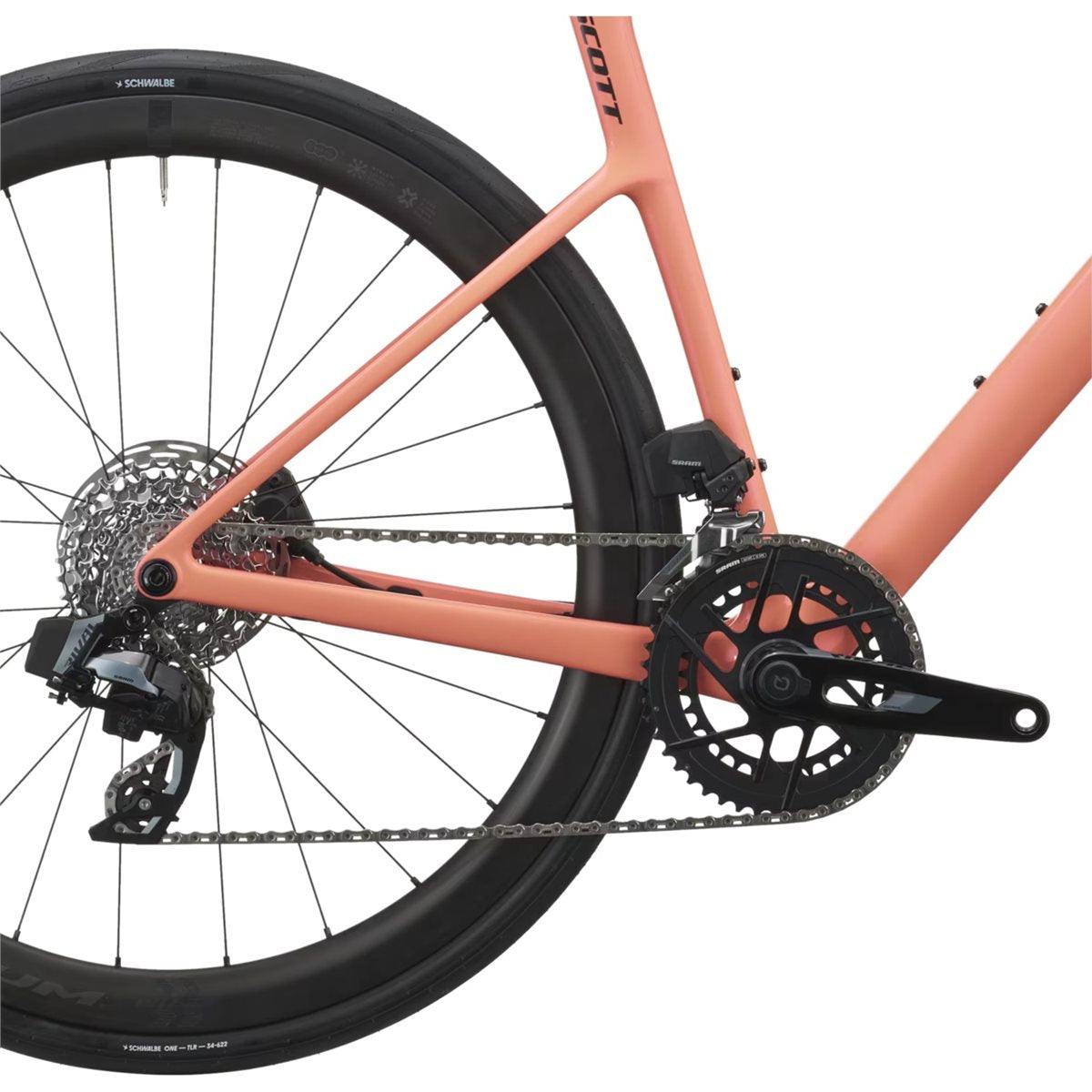 Racercykel allround Scott Addict 25 Peach Pink