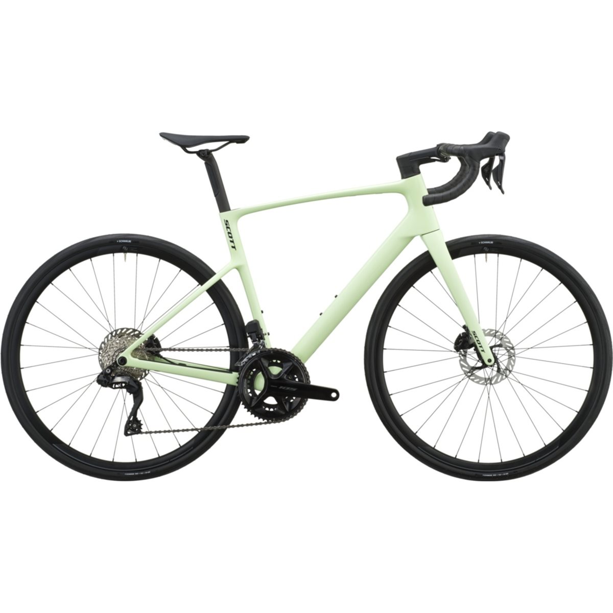 Racercykel allround Scott Addict 40 Cream Green