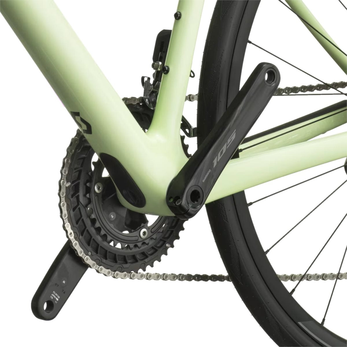 Racercykel allround Scott Addict 40 Cream Green