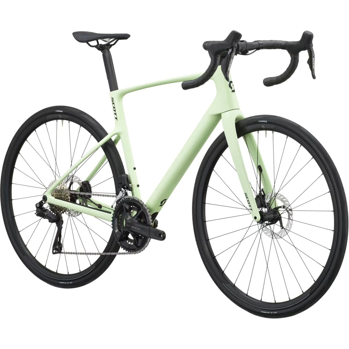 Racercykel allround Scott Addict 40 Cream Green