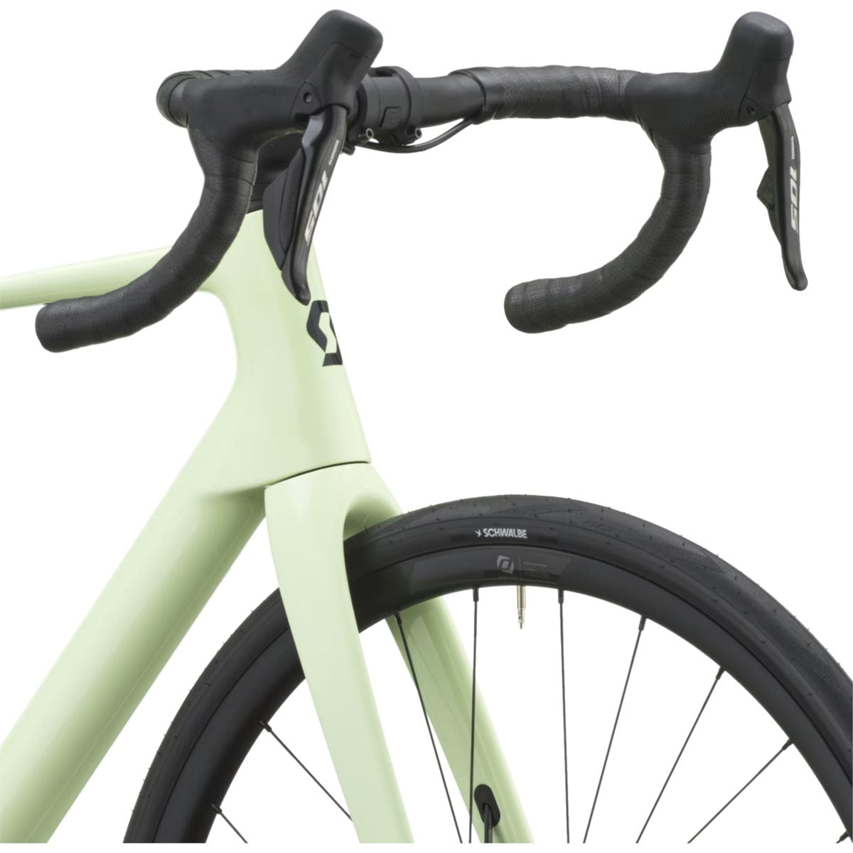 Racercykel allround Scott Addict 40 Cream Green