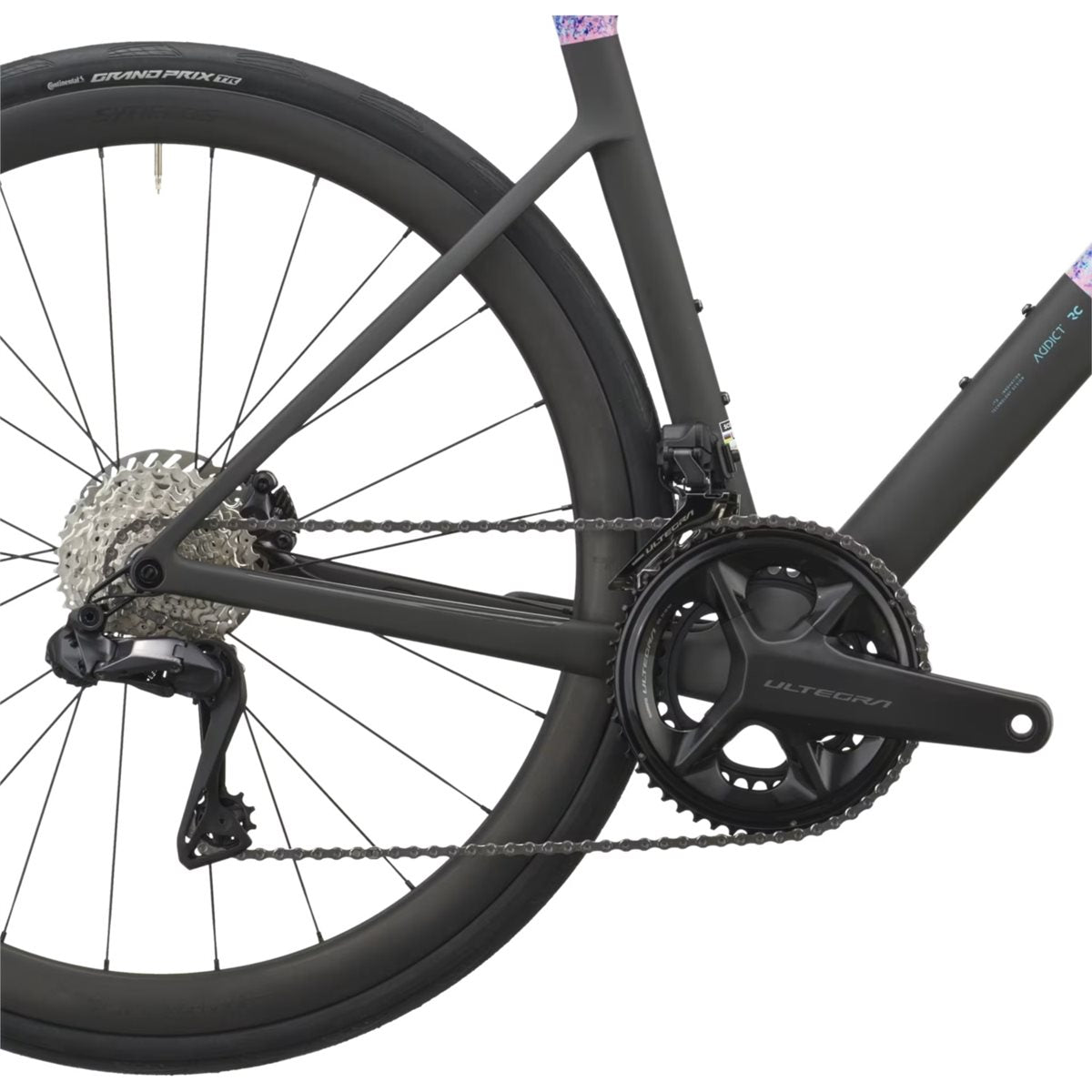 Racercykel allround Scott Addict RC 10 Flourish Blue/Carbon Black