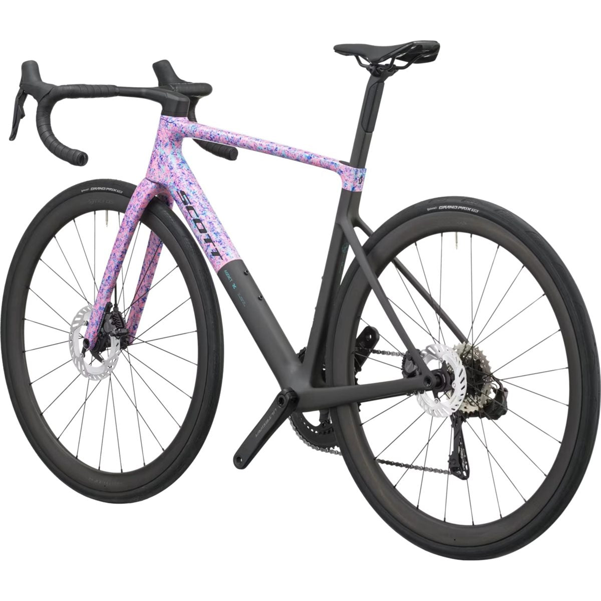 Racercykel allround Scott Addict RC 10 Flourish Blue/Carbon Black