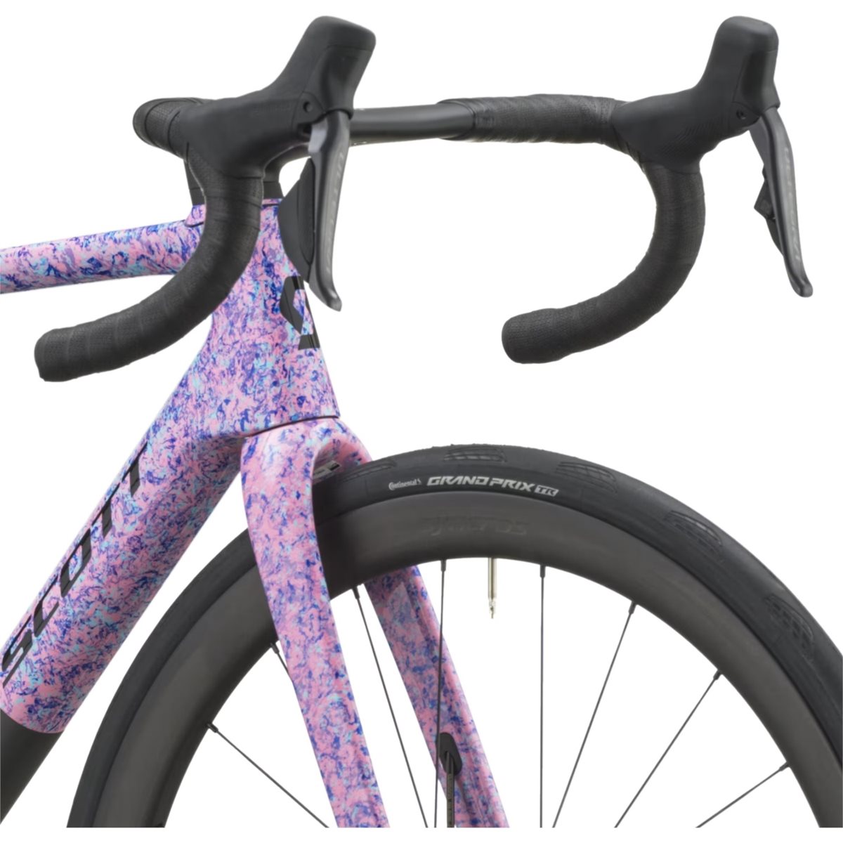 Racercykel allround Scott Addict RC 10 Flourish Blue/Carbon Black