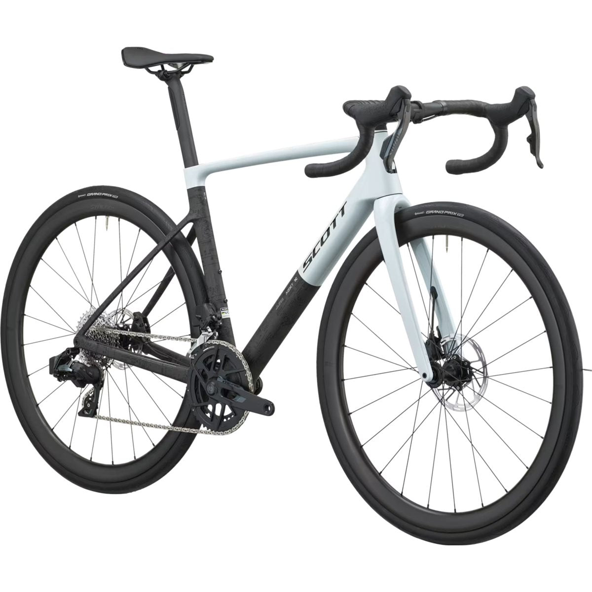 Racercykel allround Scott Addict RC 25 Cumulus White/Carbon Black