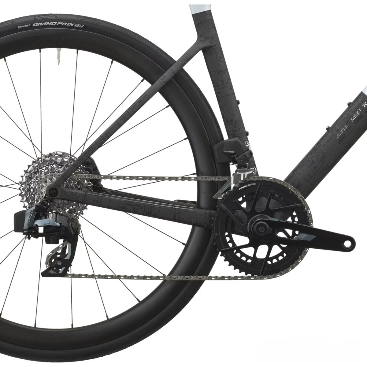 Racercykel allround Scott Addict RC 25 Cumulus White/Carbon Black