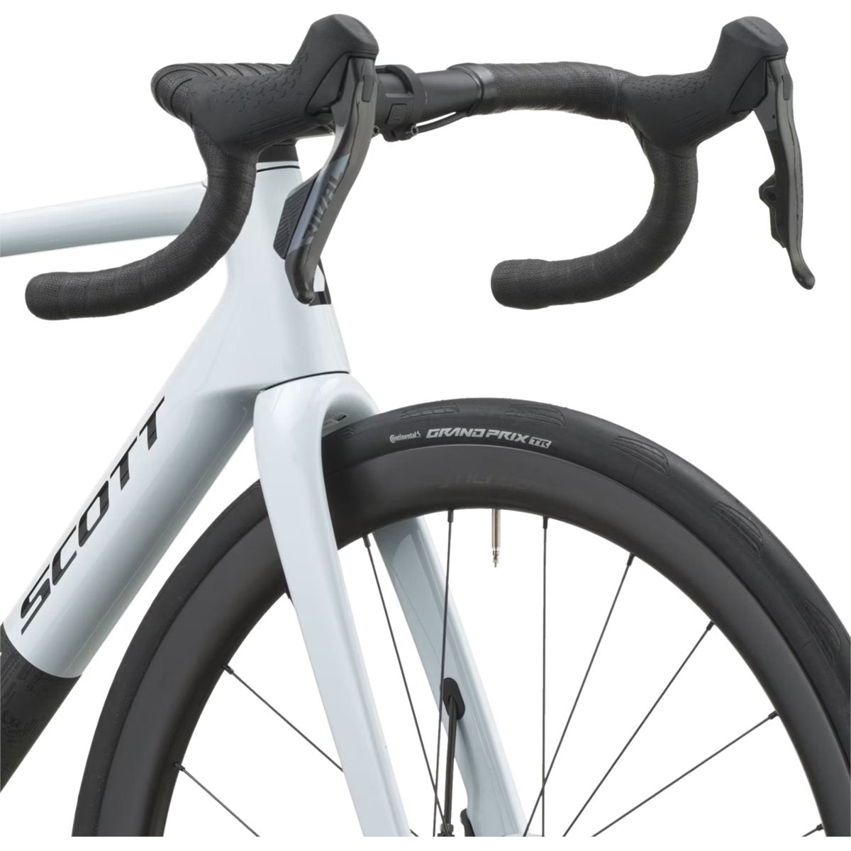 Racercykel allround Scott Addict RC 25 Cumulus White/Carbon Black