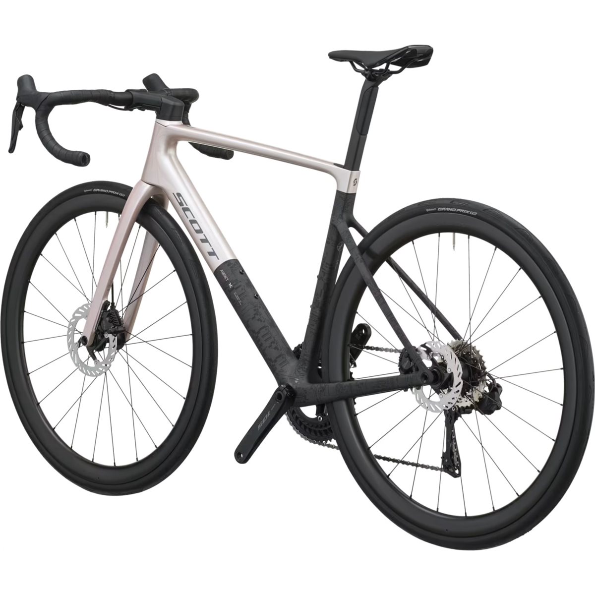 Racercykel allround Scott Addict RC 30 Champagne Pink/Carbon Black