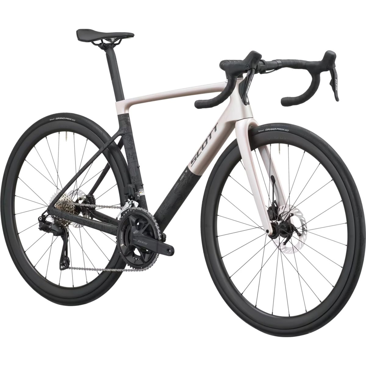 Racercykel allround Scott Addict RC 30 Champagne Pink/Carbon Black
