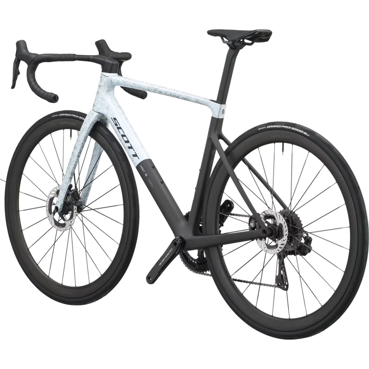 Racercykel allround Scott Addict RC Pro Rush White/Carbon Black