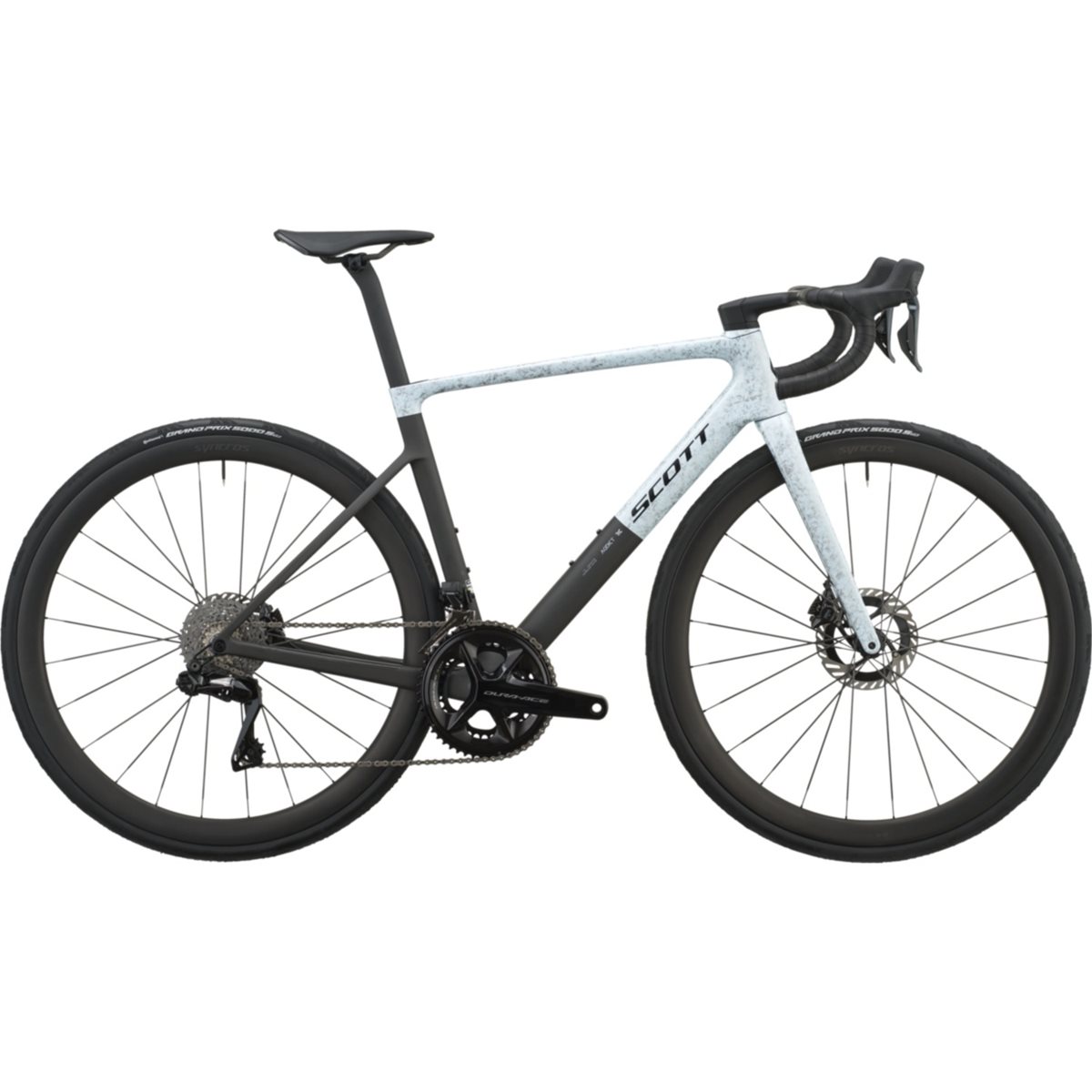 Racercykel allround Scott Addict RC Pro Rush White/Carbon Black