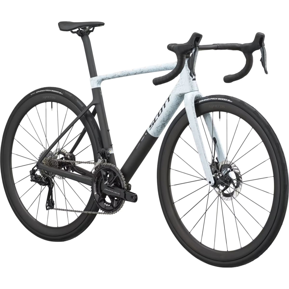 Racercykel allround Scott Addict RC Pro Rush White/Carbon Black