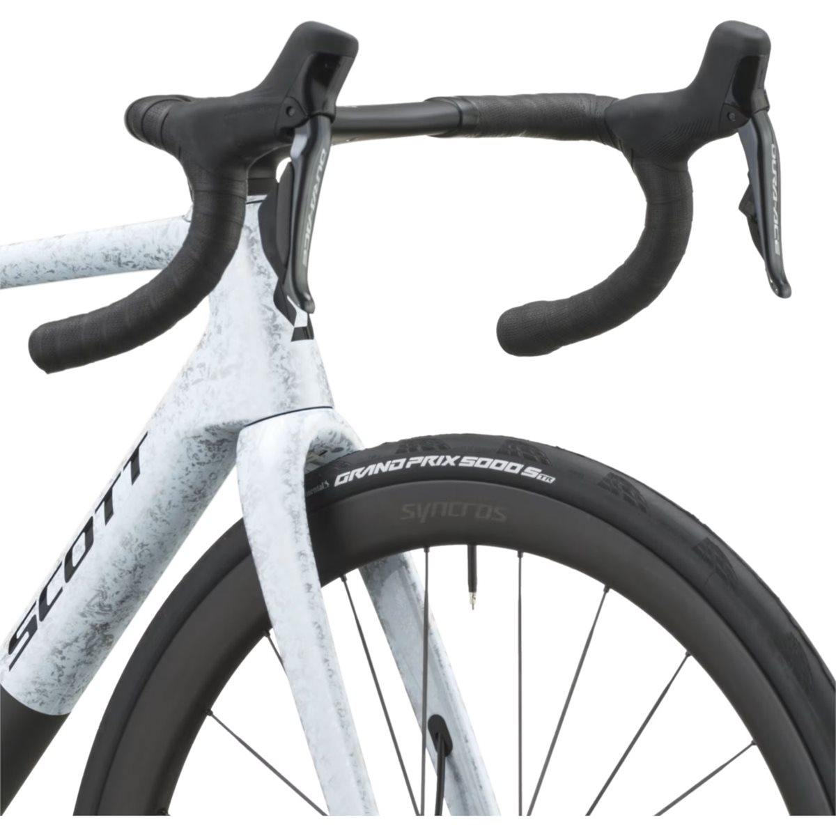 Racercykel allround Scott Addict RC Pro Rush White/Carbon Black