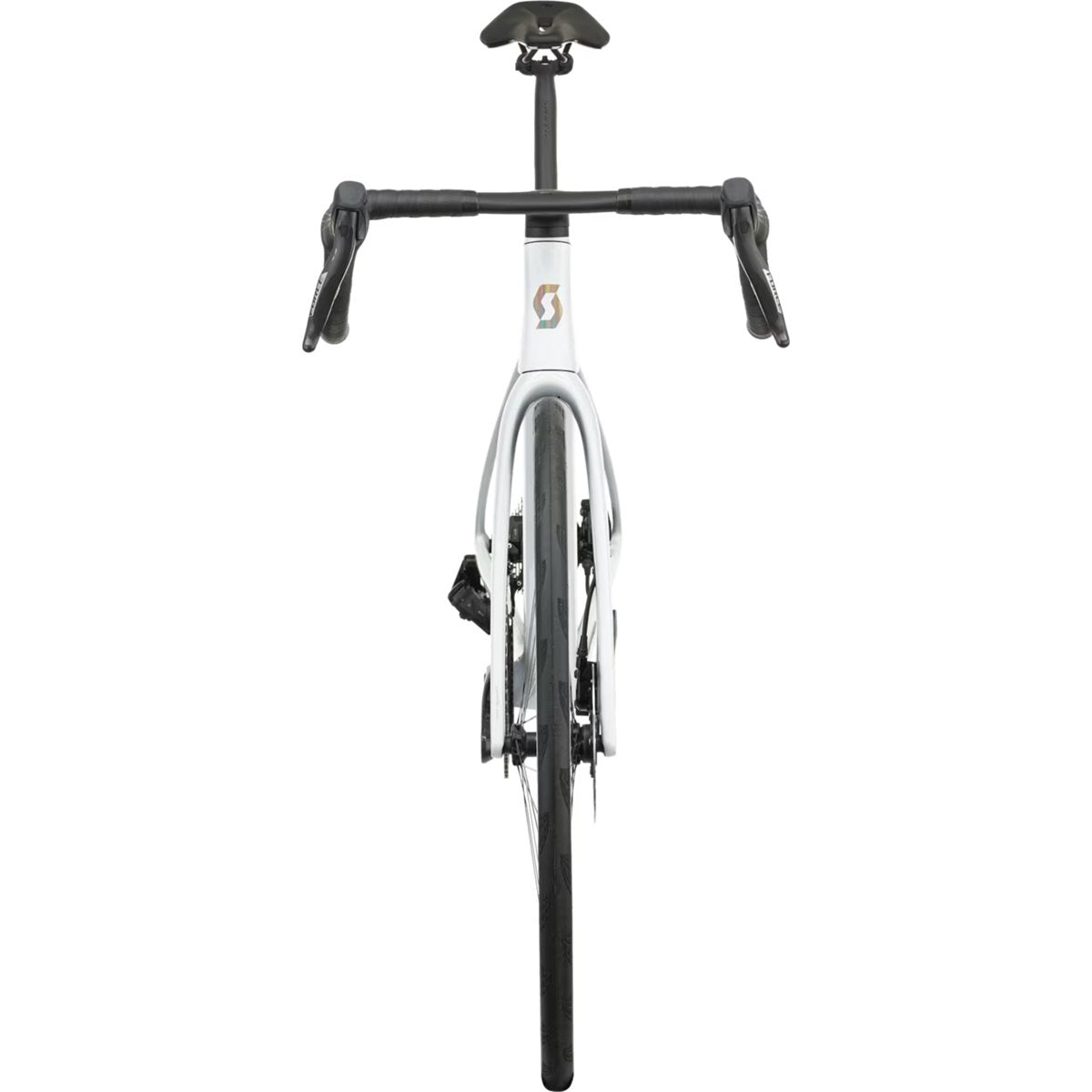Racercykel allround Scott Addict RC Team Rainbow White