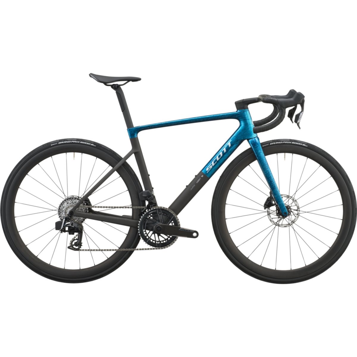 Racercykel allround Scott Addict RC Team Watery Blue/Carbon Black