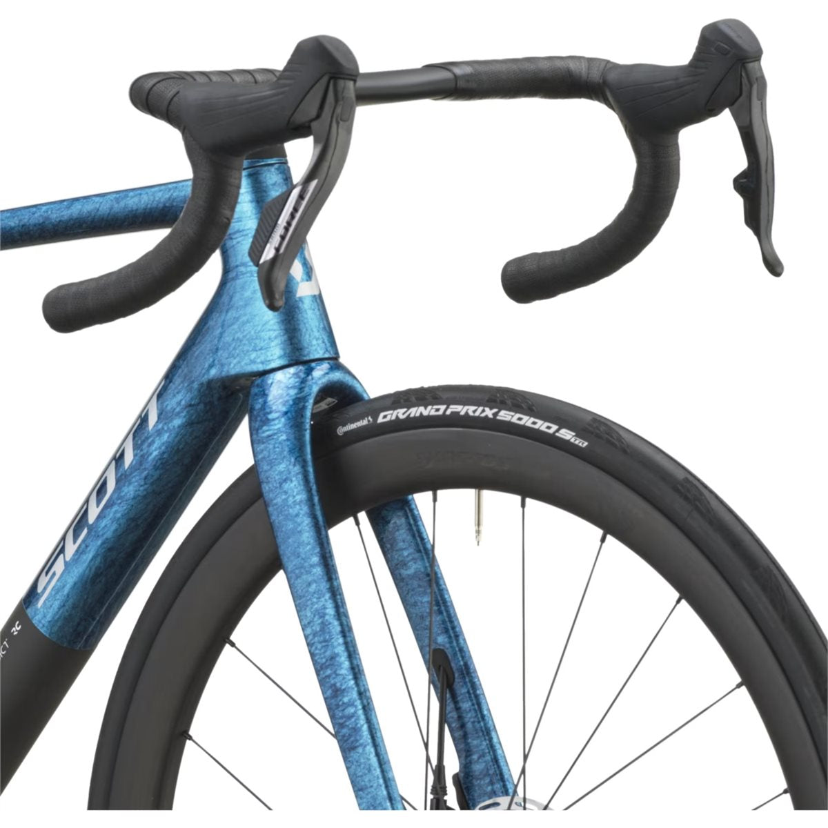 Racercykel allround Scott Addict RC Team Watery Blue/Carbon Black
