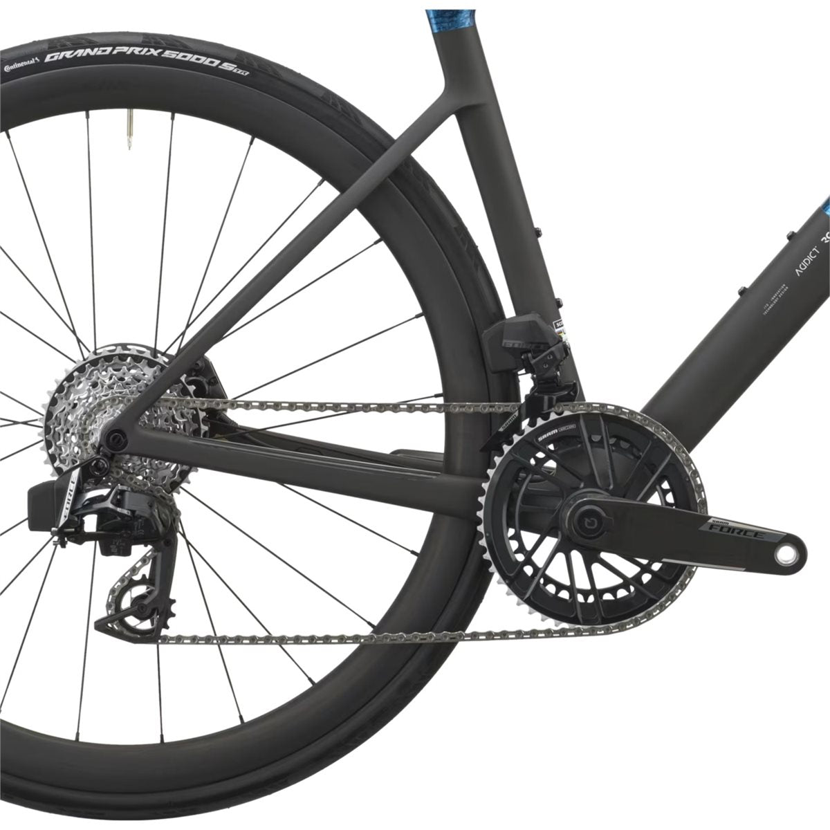 Racercykel allround Scott Addict RC Team Watery Blue/Carbon Black