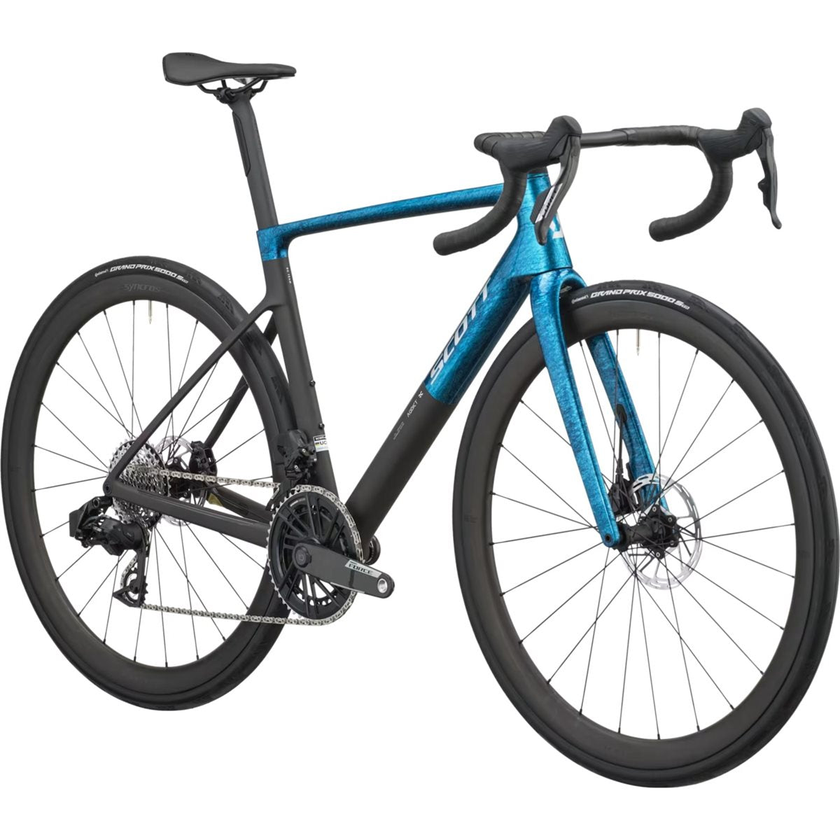 Racercykel allround Scott Addict RC Team Watery Blue/Carbon Black
