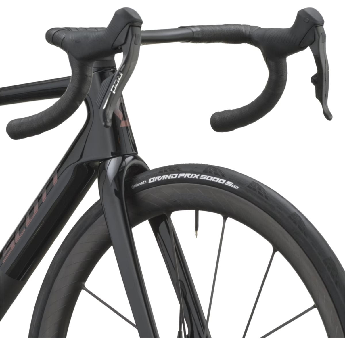 Racercykel allround Scott Addict RC Ultimate Piano Black/Carbon Black
