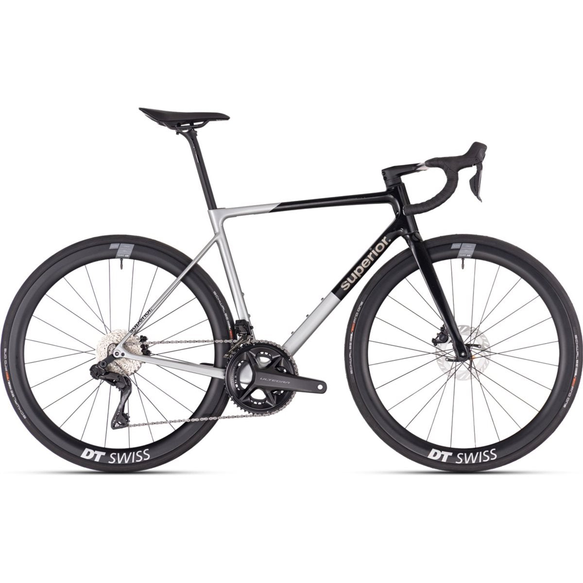 Racercykel allround Superior RR 9.8 Gloss Chrome Silver/Black Metallic