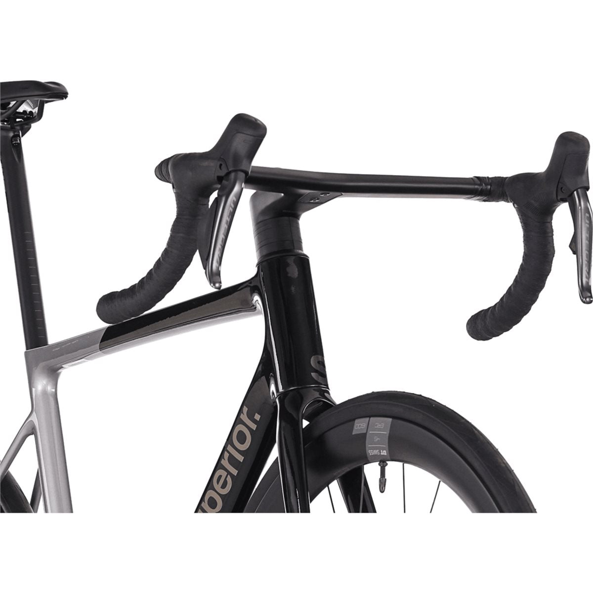 Racercykel allround Superior RR 9.8 Gloss Chrome Silver/Black Metallic